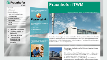 Fraunhofer Institut für Techno- und Wirtschaftsmathematik